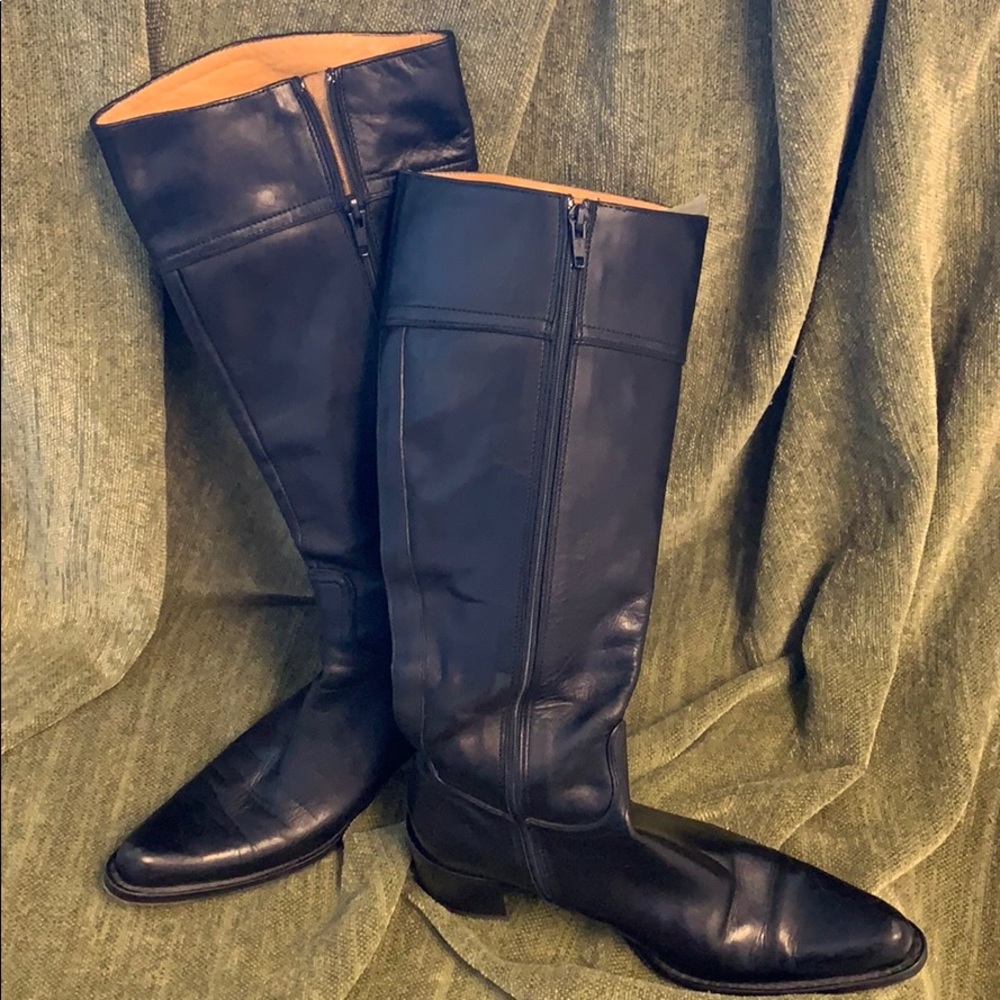 Vintage Coach Olivia riding boots leather lining-6 - Picture 6 of 8